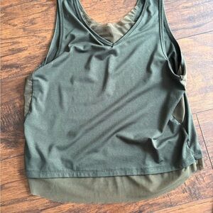 Olive Green Women's Tank Top